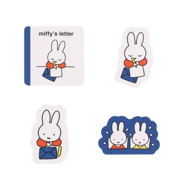 ミッフィー miffy フレークシール (おてがみ) 文具 日本製