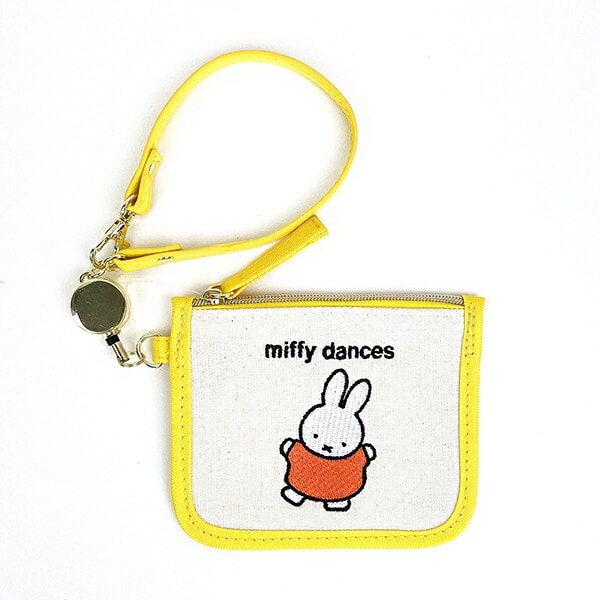 ミッフィー miffy パスケース (ダンス) 定期入れ ICカードケース