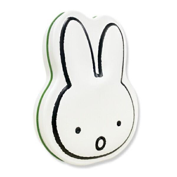 ミッフィー miffy フェイス缶メモ  (グリーン) 文具