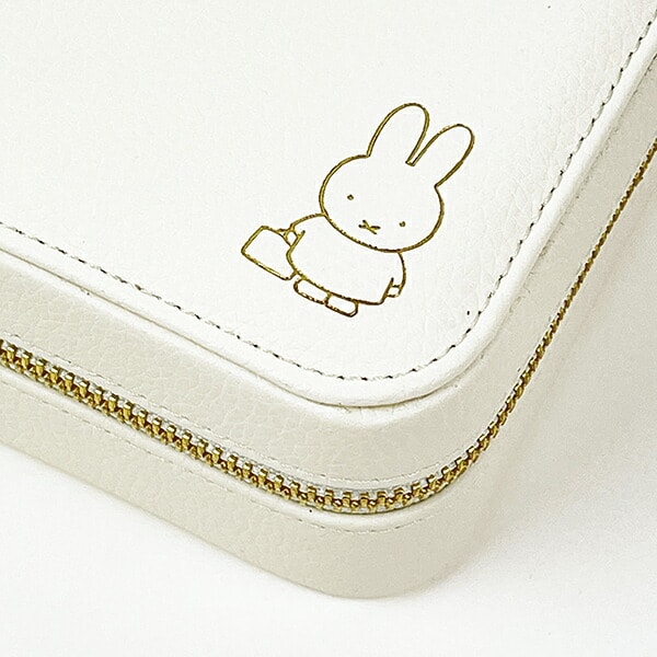 ミッフィー miffy トラベルジュエリーボックス(Ｍ) (エクリュ) アクセサリーケース