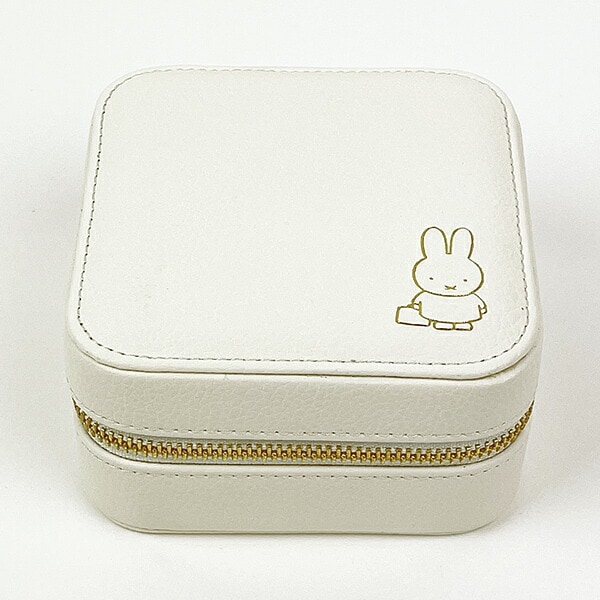 ミッフィー miffy トラベルジュエリーボックス(Ｍ) (エクリュ) アクセサリーケース