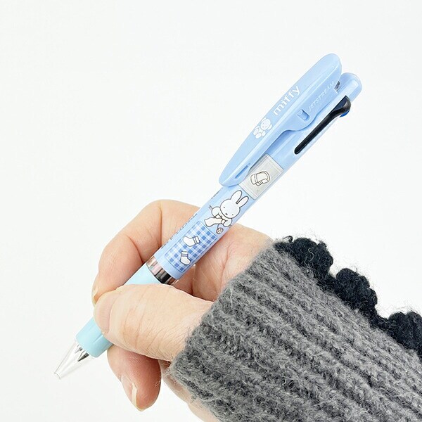 ミッフィー miffy あみもの 3色ボールペン 日本製 文具