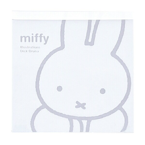 ミッフィー miffy スクエアメモ(アップ) 文具 日本製