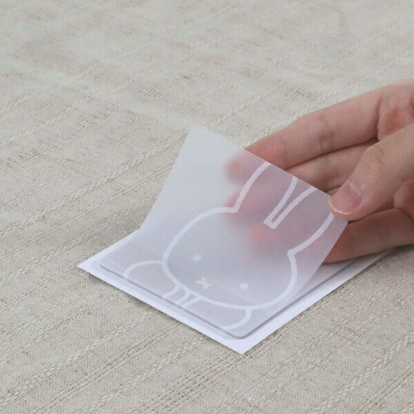 ミッフィー miffy トレーシングペーパー付箋(アップ) 文具 日本製