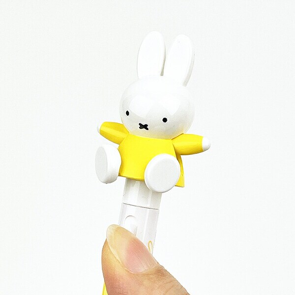 ミッフィー miffy おすわり アクションペン (イエロー) 文具 日本製