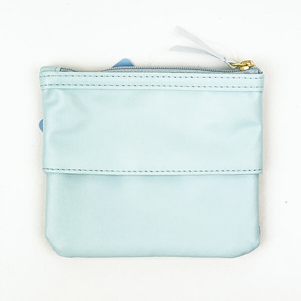 ミッフィー miffy ティッシュケース付きポーチ ブルー フラワーシリーズ