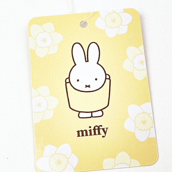 ミッフィー miffy パスケース ホワイト フラワーシリーズ