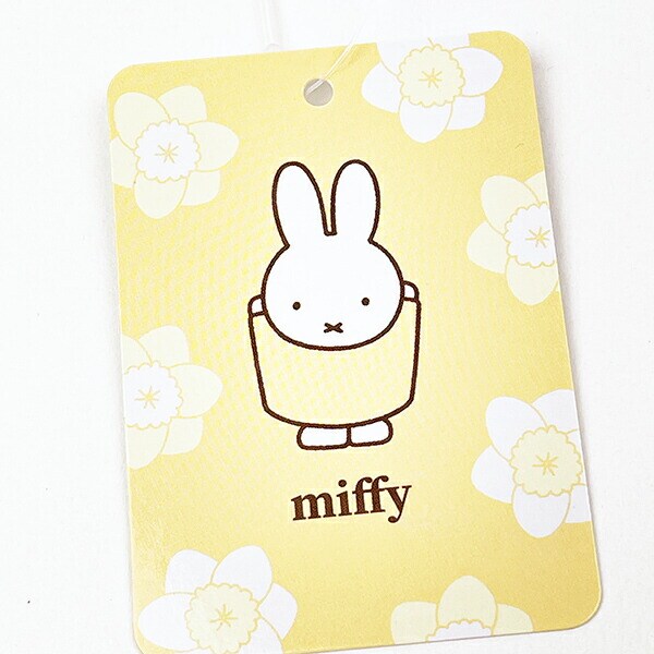 ミッフィー miffy トートバッグ ホワイト フラワーシリーズ