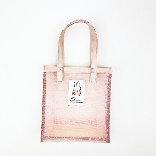 ミッフィー miffy トートバッグ ピンク フラワーシリーズ