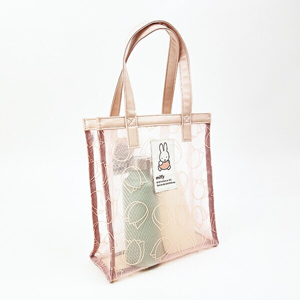 ミッフィー miffy トートバッグ ピンク フラワーシリーズ