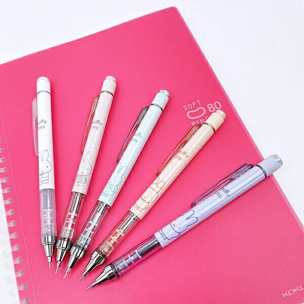 ミッフィー miffy 70th モノグラフシャープペン オレンジ 文具 日本製