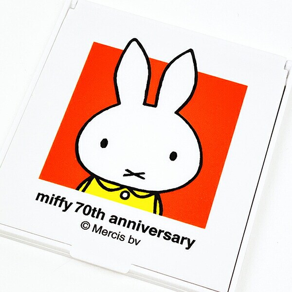 ミッフィー miffy 70th ミラー レッド 鏡 日本製