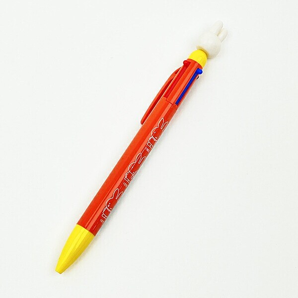 ミッフィー miffy 3色ボールペン (レッド) 日本製 文具