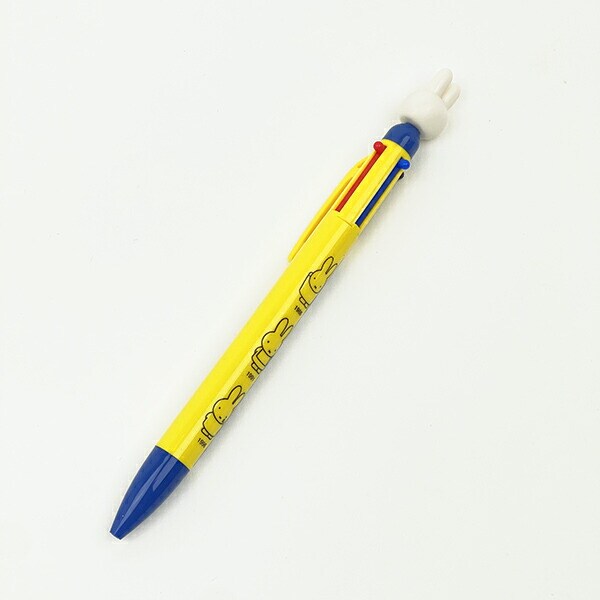 ミッフィー miffy 3色ボールペン (イエロー) 日本製 文具