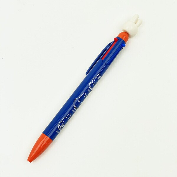 ミッフィー miffy 3色ボールペン (ブルー) 日本製 文具