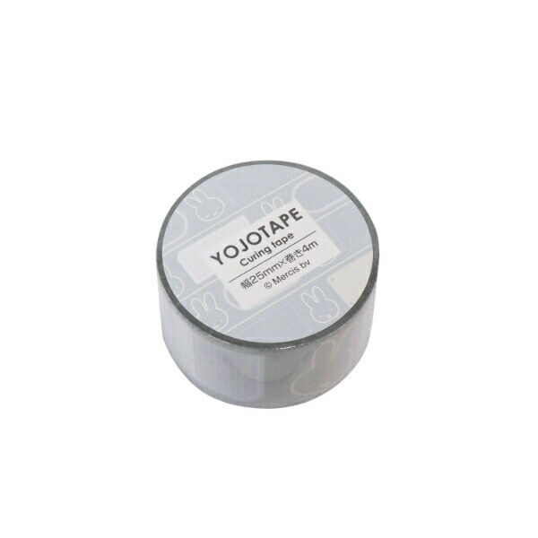 ミッフィー miffy 養生テープ(25mm) (グレー) 文具 日本製 フェイスシリーズ