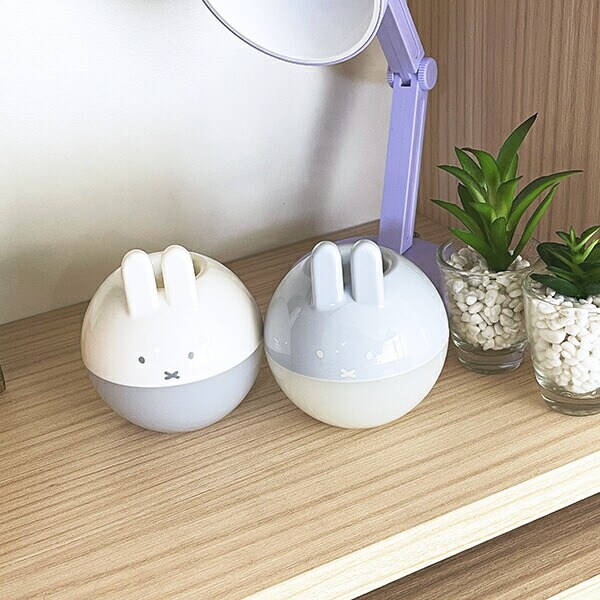 ミッフィー miffy クリップケース (グレー) 文具 フェイスシリーズ