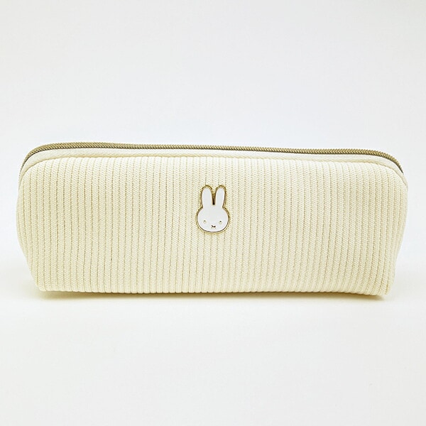 ミッフィー miffy ペンケース (アイボリー) 筆箱 文具 フェイスシリーズ