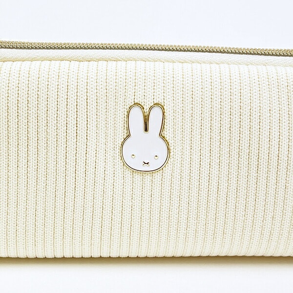 ミッフィー miffy ペンケース (アイボリー) 筆箱 文具 フェイスシリーズ
