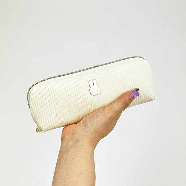 ミッフィー miffy ペンケース (アイボリー) 筆箱 文具 フェイスシリーズ