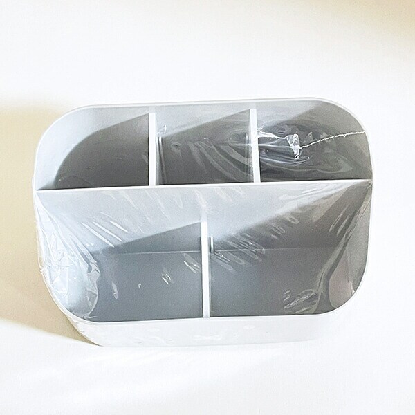 ミッフィー miffy デスクオーガナイザー (グレー) 小物入れ フェイスシリーズ