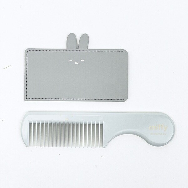 ミッフィー miffy ヘアコーム (グレー) くし フェイスシリーズ