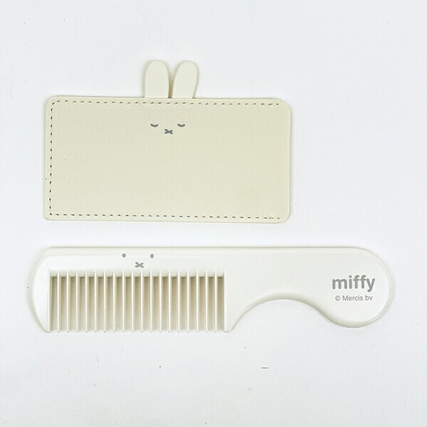 ミッフィー miffy ヘアコーム (アイボリー) くし フェイスシリーズ