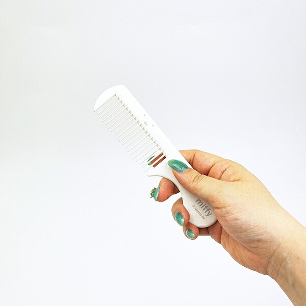 ミッフィー miffy ヘアコーム (アイボリー) くし フェイスシリーズ