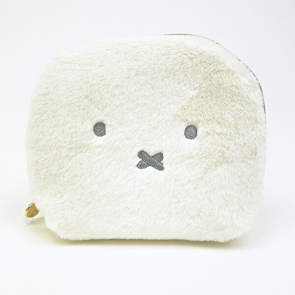 ミッフィー miffy ポーチ (アイボリー) フェイスシリーズ