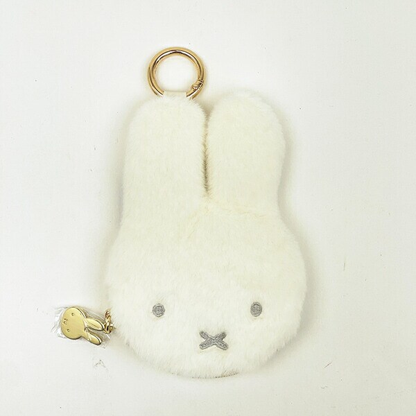 ミッフィー miffy コインケース (アイボリー) お財布 フェイスシリーズ