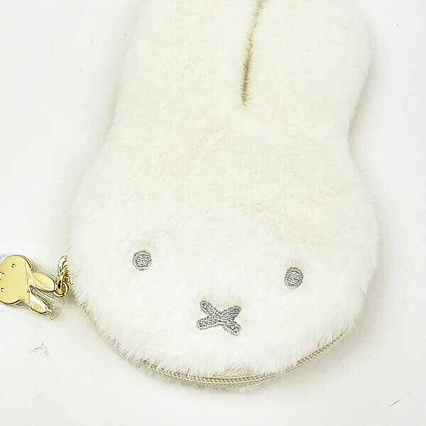 ミッフィー miffy コインケース (アイボリー) お財布 フェイスシリーズ