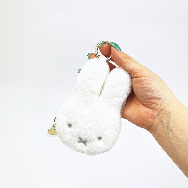 ミッフィー miffy コインケース (アイボリー) お財布 フェイスシリーズ