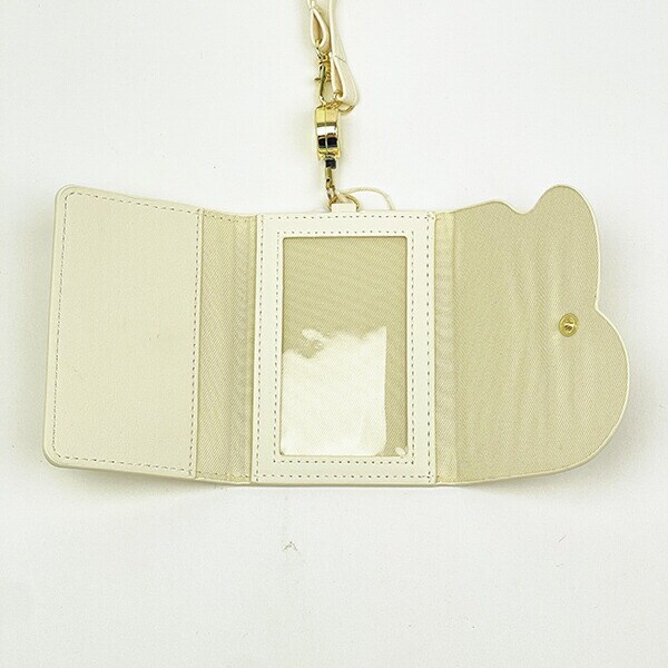 ミッフィー miffy パスケース (アイボリー) 定期入れ フェイスシリーズ