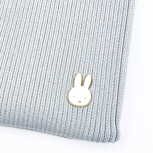 ミッフィー miffy ショルダーポーチ (グレー) フェイスシリーズ