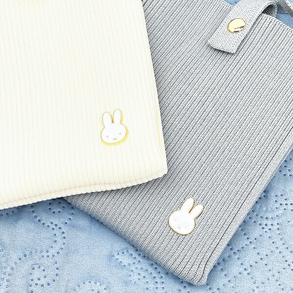 ミッフィー miffy ショルダーポーチ (グレー) フェイスシリーズ