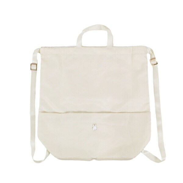 ミッフィー miffy バッグサック (アイボリー) フェイスシリーズ