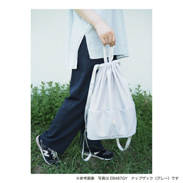 ミッフィー miffy バッグサック (アイボリー) フェイスシリーズ