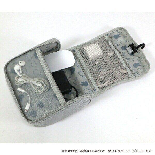 ミッフィー miffy 吊り下げポーチ (アイボリー) 旅行 フェイスシリーズ