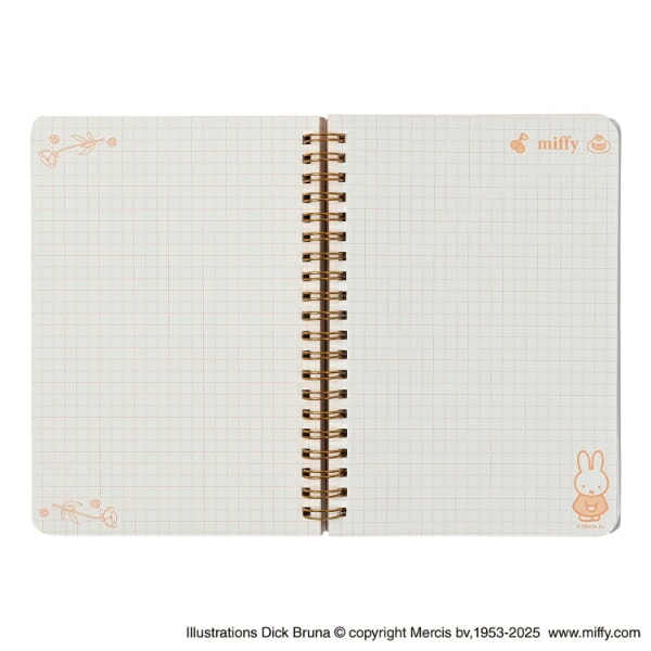 ミッフィー miffy バンド付きB6ノート チェリー 文具