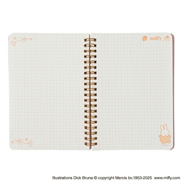 ミッフィー miffy バンド付きB6ノート ストロベリー 文具