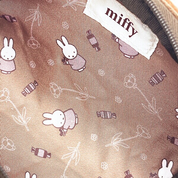 ミッフィー miffy クリームサンドポーチ チョコレート