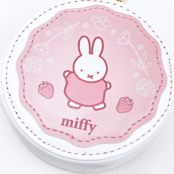 ミッフィー miffy ラウンドマカロンポーチ ストロベリー