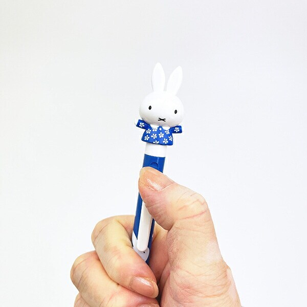 ミッフィー miffy フラワードレス アクションペン ボールペン 文具 日本製