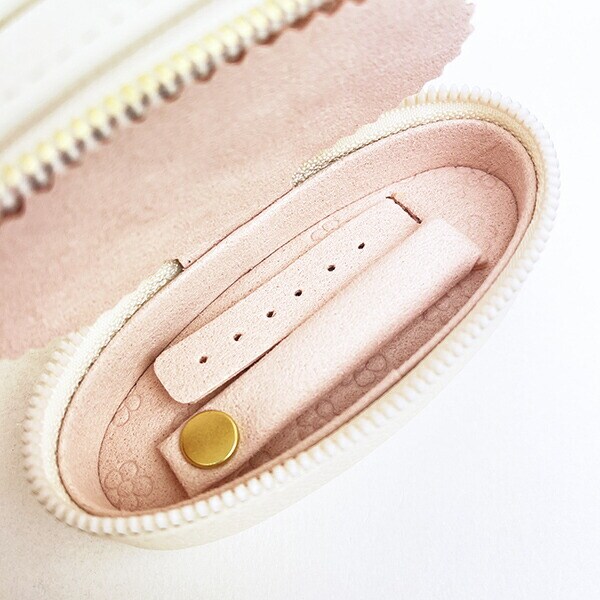 ミッフィー miffy オーバル トラベルジュエリーボックス (エクリュ)