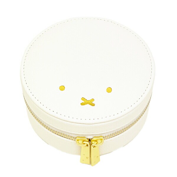ミッフィー miffy ラウンド トラベルジュエリーボックス (エクリュ)
