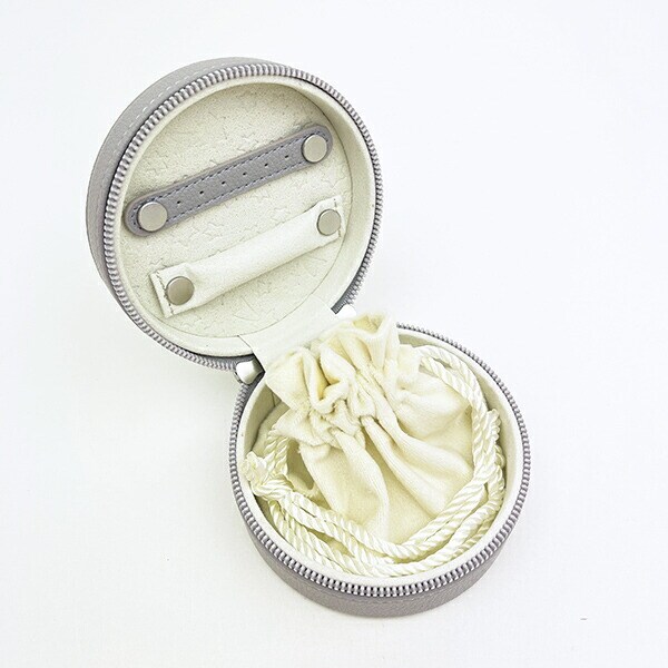 ミッフィー miffy ラウンド トラベルジュエリーボックス (ラベンダーグレー)