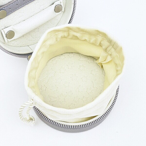 ミッフィー miffy ラウンド トラベルジュエリーボックス (ラベンダーグレー)