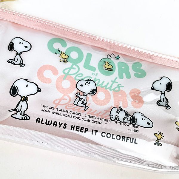 スヌーピー ペンケース B ピンク Colors of Peanuts 文具 オフィス 学校