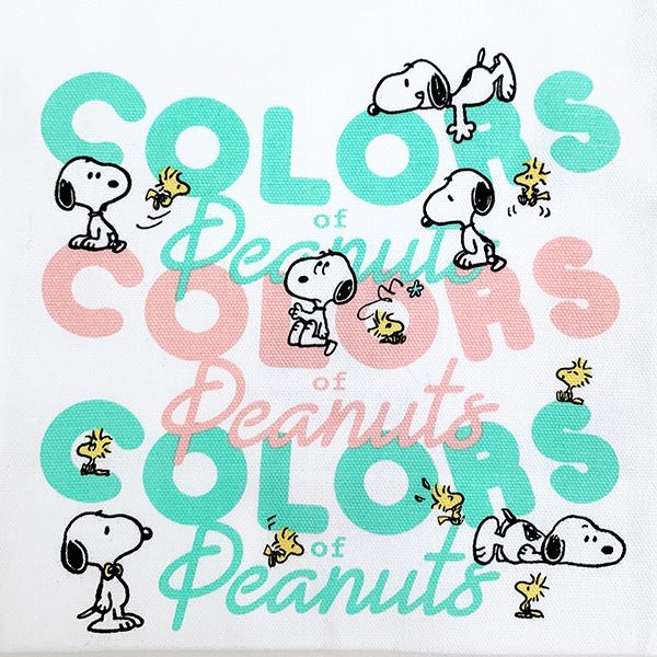 スヌーピー 巾着袋(S) B ピンク Colors of Peanuts 小物入れ