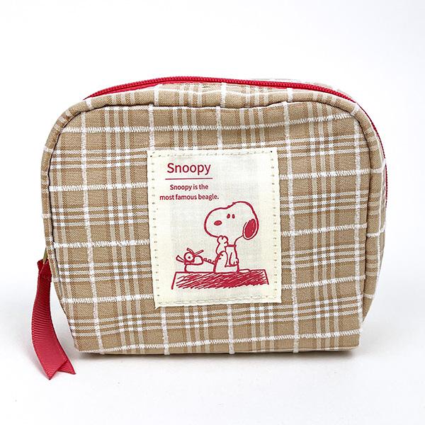 スヌーピー ポーチ ブラウン 小物入れ 小物入れ SNOOPY